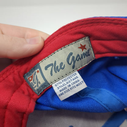 Powder Mountain Strapback Baseball Cap Blue One Size Adjustable The Game