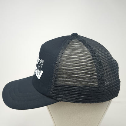 Port Authority Trucker Hat Black One Size Party Animal House and Hyrox Mesh Back