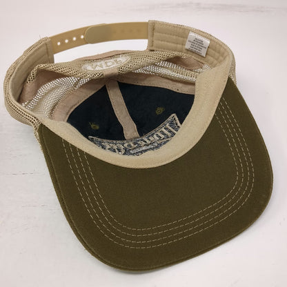 Mule Deer Foundation Trucker Hat Green One Size Mesh Snapback Deer Logo MDF
