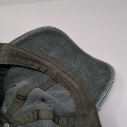 Unbranded Slideback Hat Green OSFA Adjustable Blank Solid 6 Panel