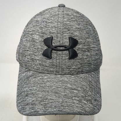 Under Armour Baseball Cap Gray XL Fitted Embroidered Logo Heathered Athletic Hat