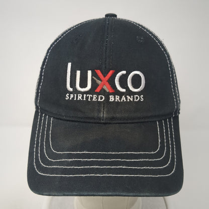 Luxco Spirited Brands Strapback Hat Black One Size Adjustable Stylemaster