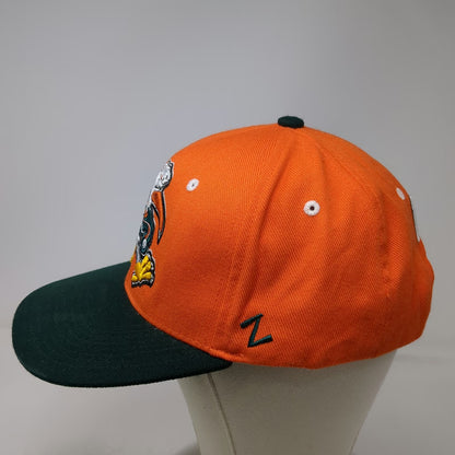 Zephyr Miami Hurricanes NCAA Snapback Hat Orange Green One Size Sebastian Ibis