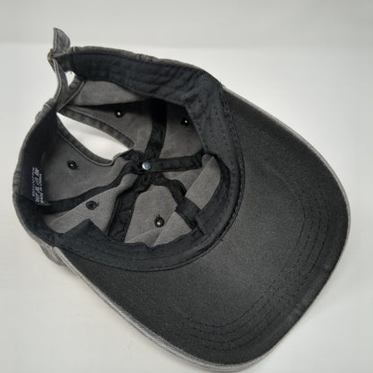 Unbranded Ponyback Slideback Hat Gray One Size Adjustable 6 Panel Blank Cotton