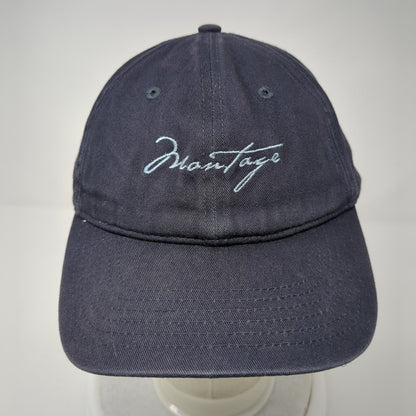 Montage Laguna Beach Slideback Hat Blue One Size Adjustable Embroidered