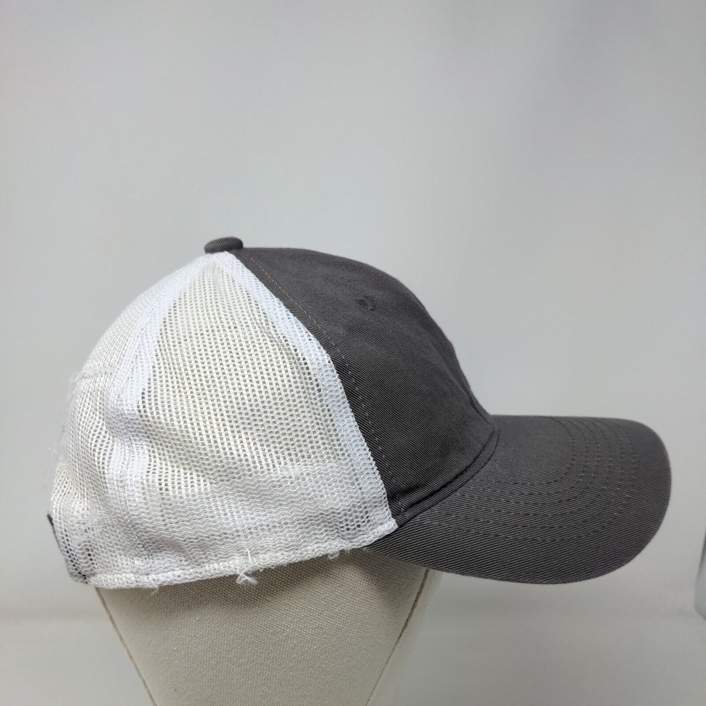 Marble Slab Creamery Strapback Mesh Back Trucker Hat Gray Adult 6 Panel