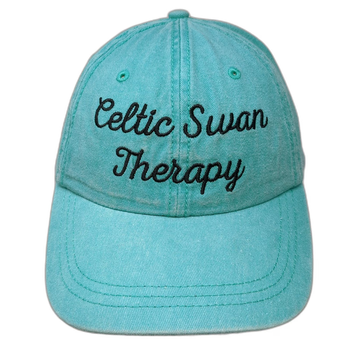 Baseball Cap Blue One Size Celtic Swan Therapy Embroidered Slideback Cotton Hat