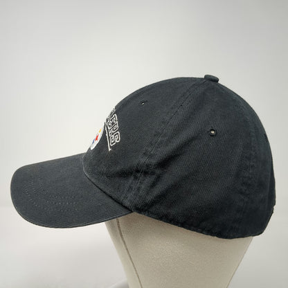Pittsburgh Steelers NFL Sports Specialties Black Strapback Cap Hat Vintage