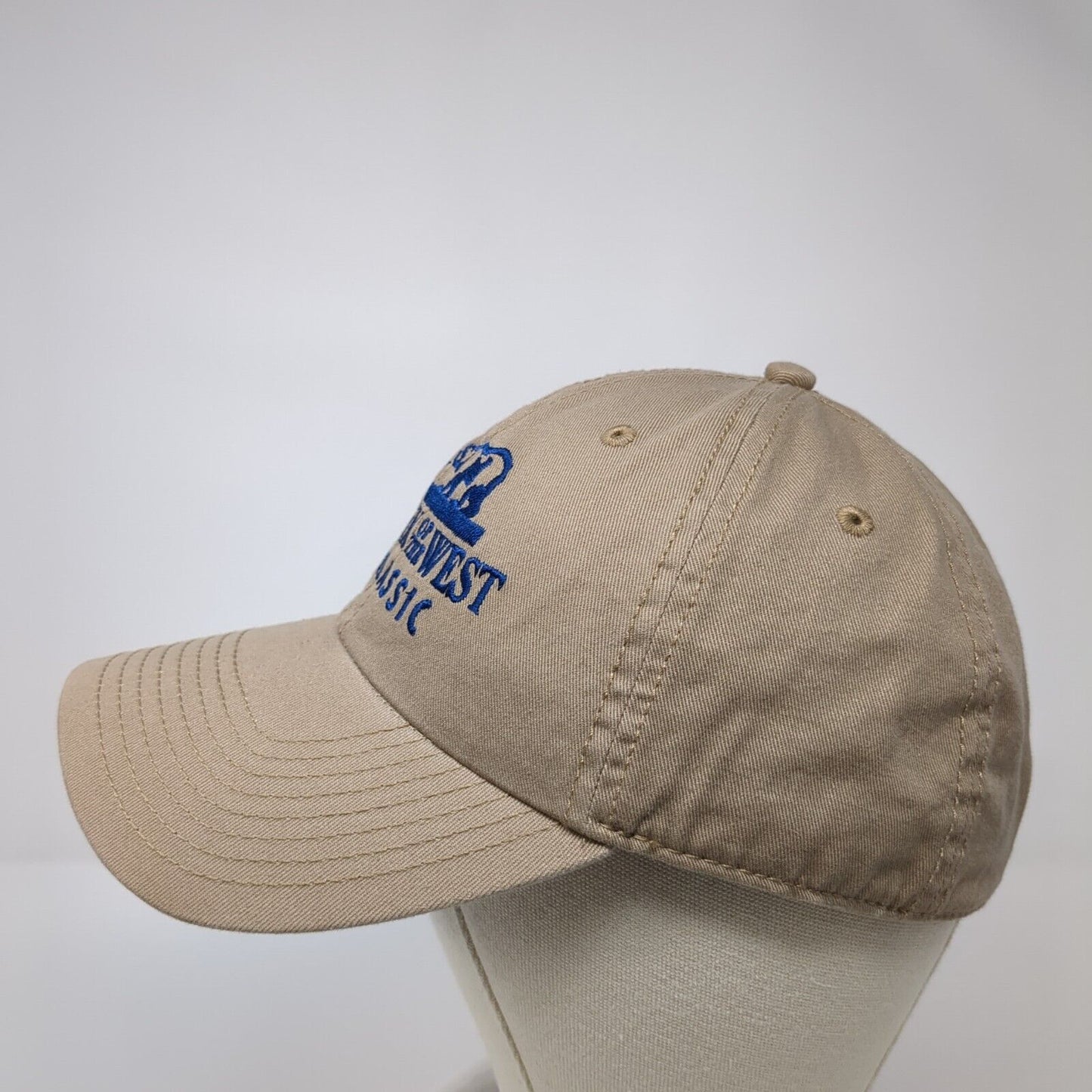 Bank Of The West Classic Slideback Hat Brown OS Adjustable Embroidered Cotton