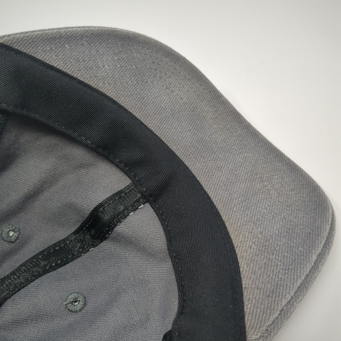 Unbranded Strapback Hat Gray One Size Adjustable Vent Holes Outdoor Blank