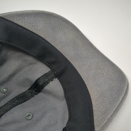 Unbranded Strapback Hat Gray One Size Adjustable Vent Holes Outdoor Blank