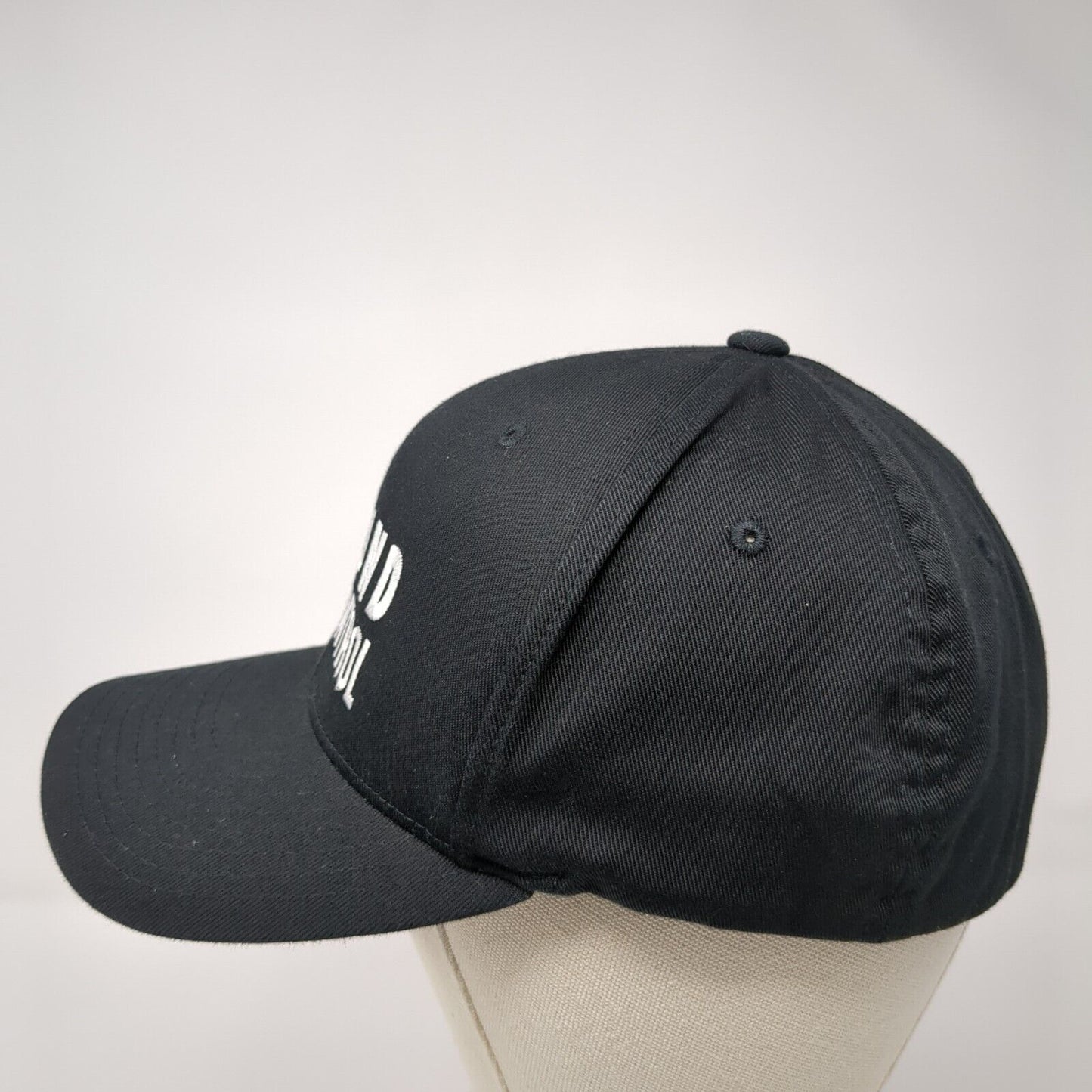 Defund Gun Control Fitted Hat Black L-XL Embroidered Flexfit Yupoong