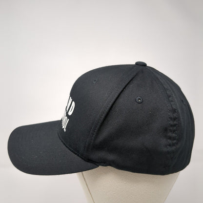 Defund Gun Control Fitted Hat Black L-XL Embroidered Flexfit Yupoong