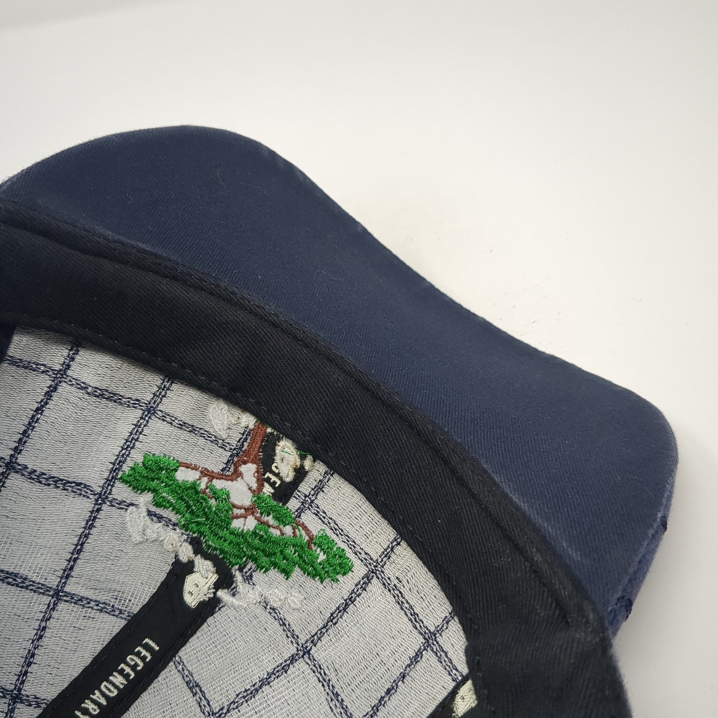 Green Tree G.C. 50th Fitted Hat Blue One Size Embroidered Legendary