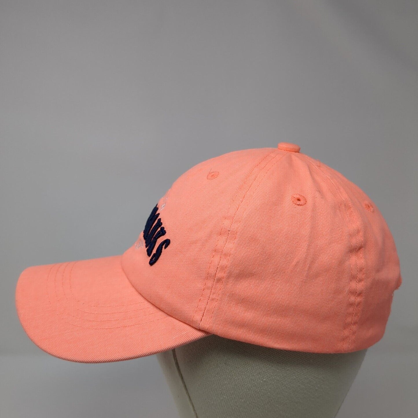 Outer Banks North Carolina Strapback Hat Pink One Size Adjustable