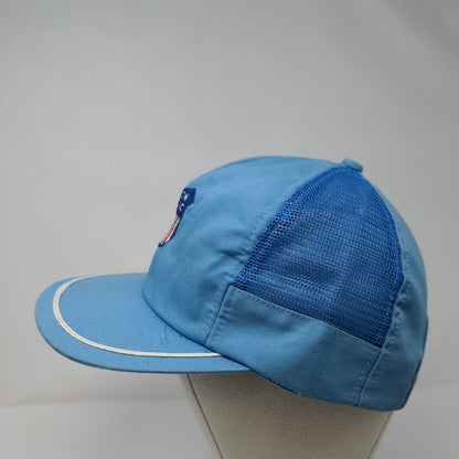 Union Pacific Snapback Hat Blue OSFA Adjustable Embroidered Breathable Mesh