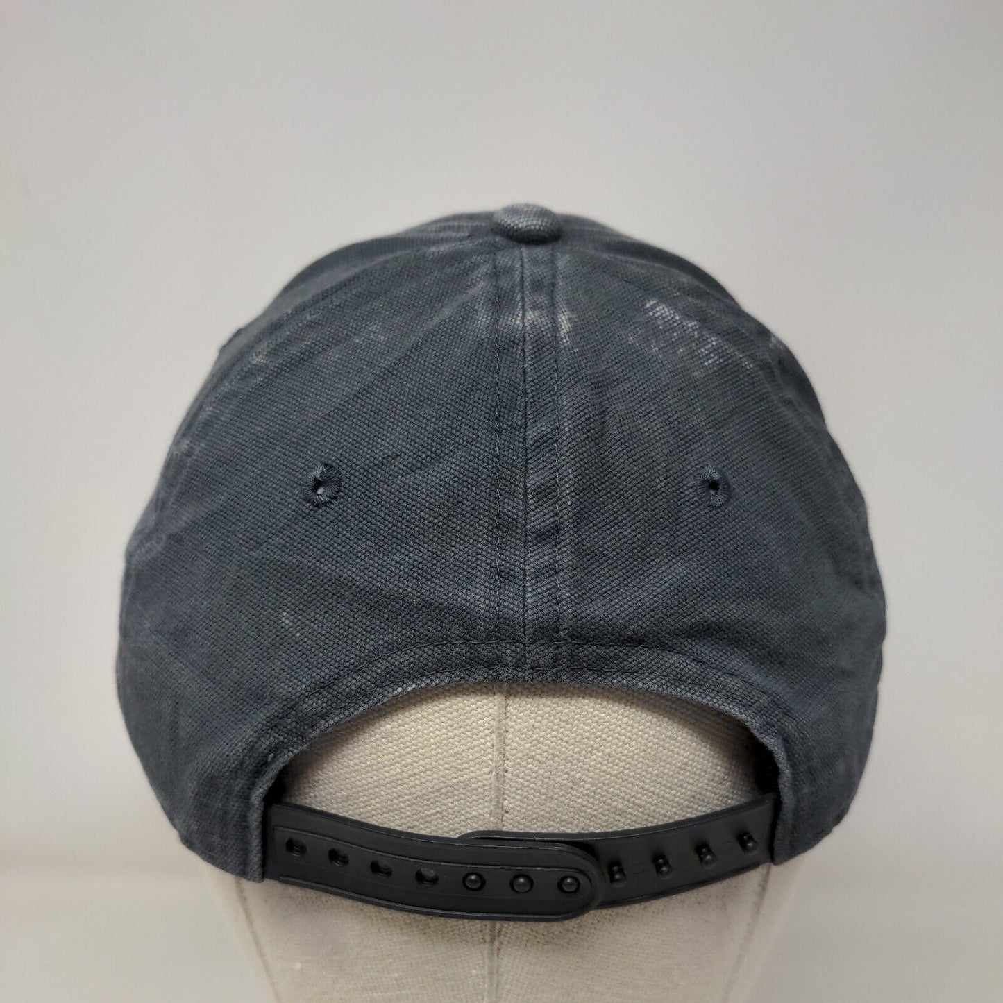 Genuine Dickies Snapback Hat Gray One Size Adjustable Solid Vent Holes