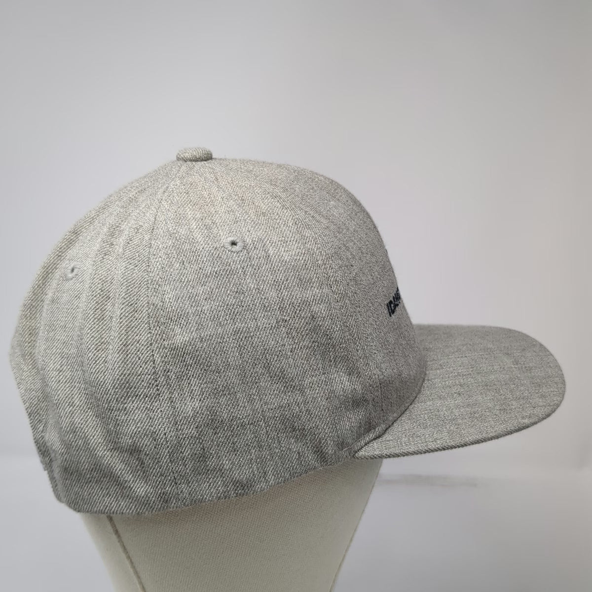 Yupoong Snapback Hat Gray One Size Idaho Is So Fly Fishing Hook Green Underbrim