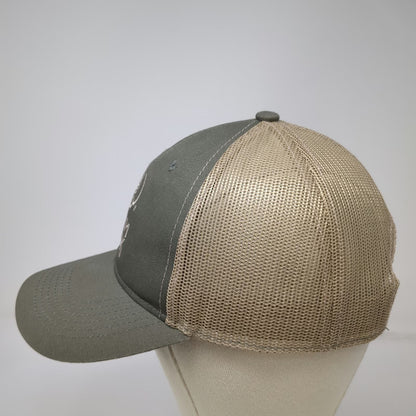 Outdoor Cap Trucker Hat Gray One Size Team Elk RMEF Mesh Snapback Hunting Logo