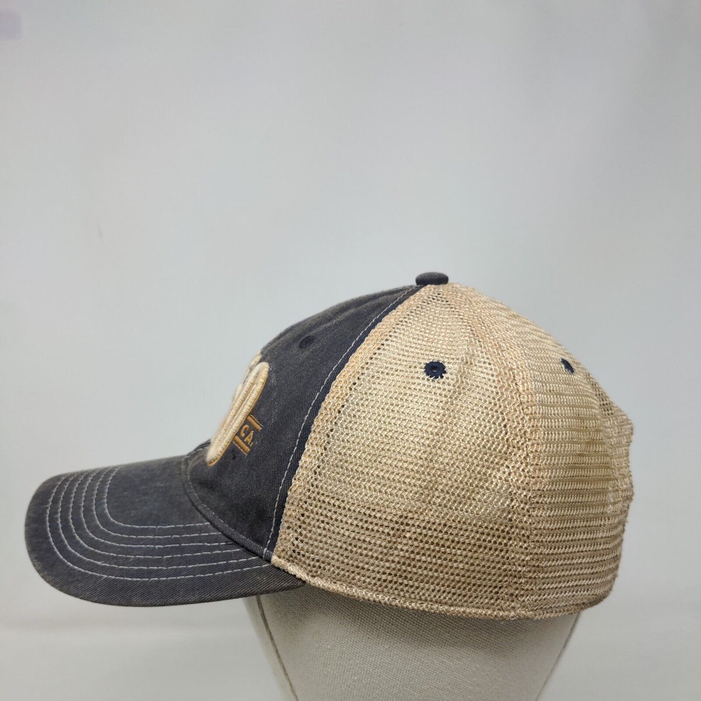1850 Snapback Mesh Back Trucker Hat Blue One Size Colorblock Legacy
