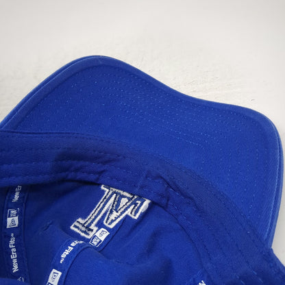New Era Los Angeles Dodgers MLB Baseball Cap Blue One Size Slideback Cotton Hat