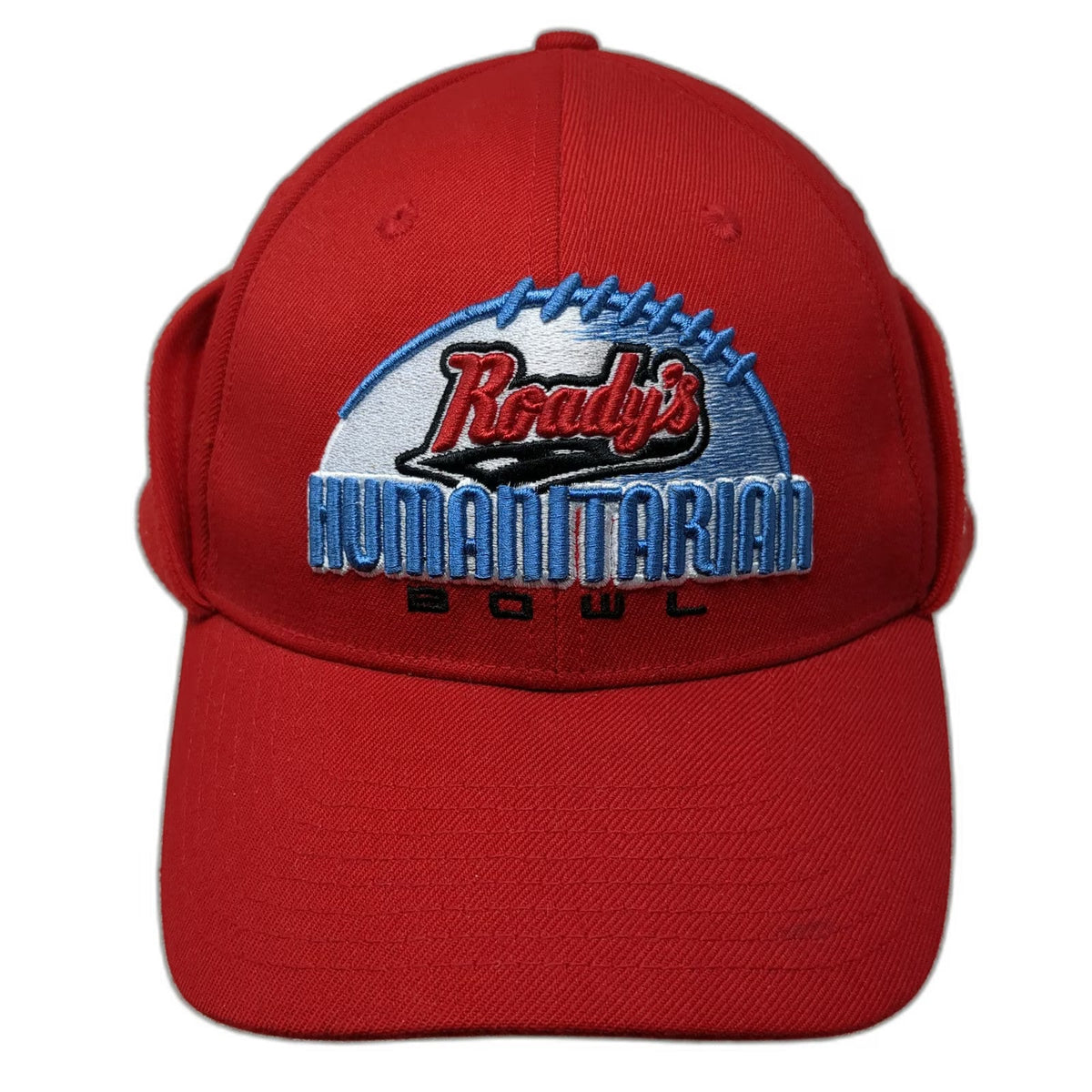 New Era NCAA Roadys Humanitarian Bowl Red Cap L Fleece Ear Flaps 39THIRTY Hat