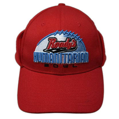 New Era NCAA Roadys Humanitarian Bowl Red Cap L Fleece Ear Flaps 39THIRTY Hat