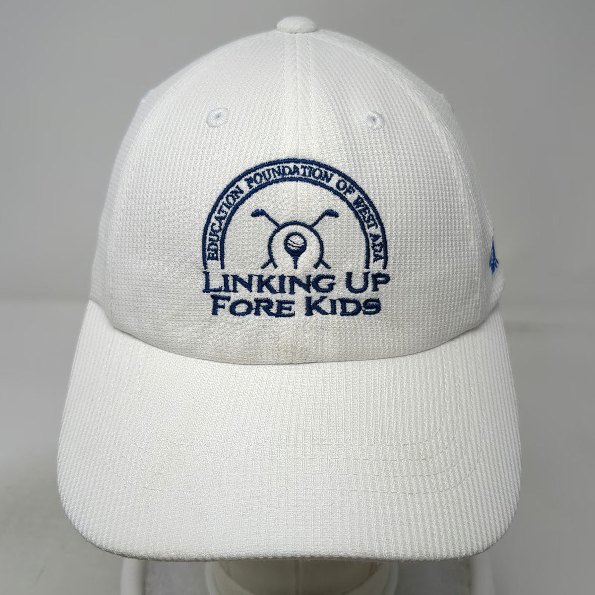 Port Authority Baseball Cap White Blue One Size Linking Up Fore Golf Hat