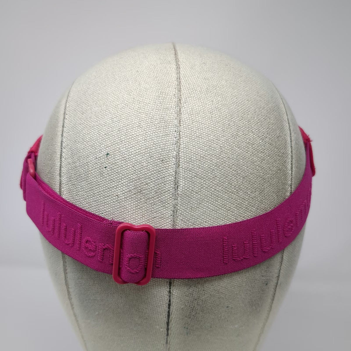 Lululemon Visor Pink One Size Adjustable Strap Athletic Running Performance Hat