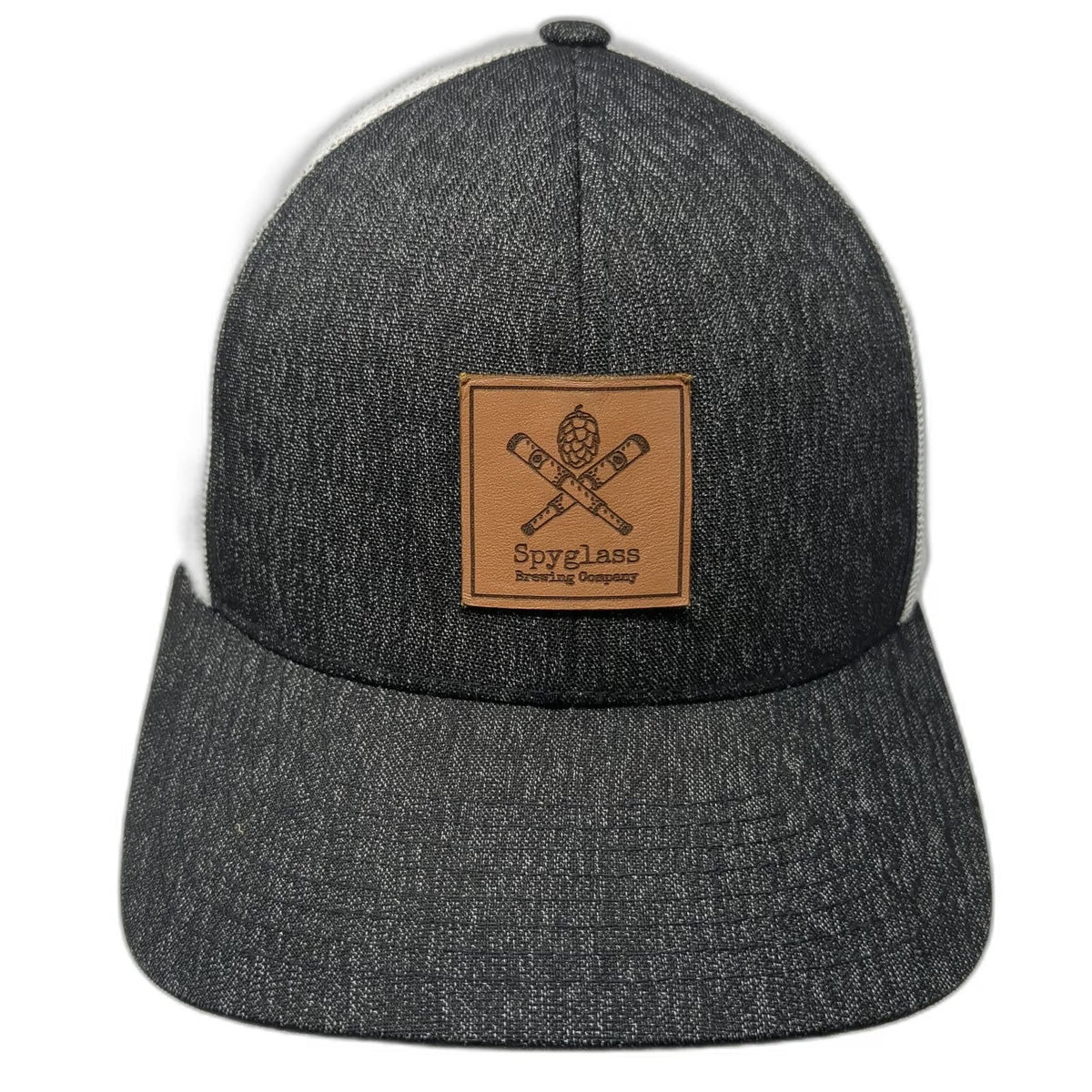 Pacific Headwear Black One Size Trucker Hat Spyglass Brewing Company Snapback