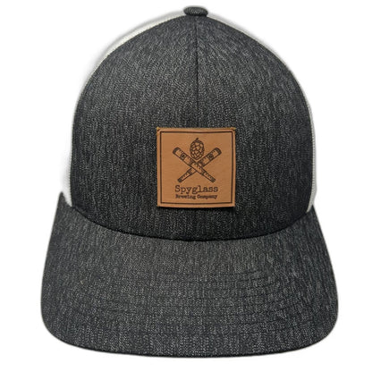 Pacific Headwear Black One Size Trucker Hat Spyglass Brewing Company Snapback