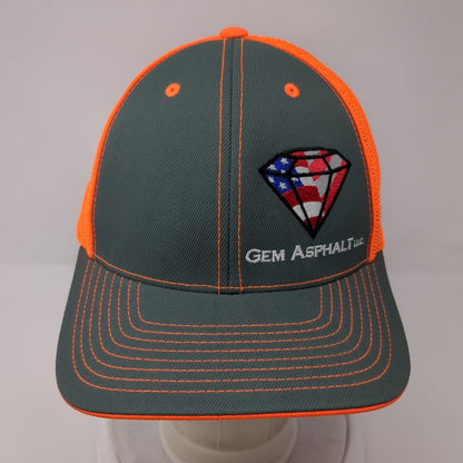Gem Asphalt LLC Fitted Trucker Hat Multicolor 7 3/8-8 Mesh Back Pacific Headwear