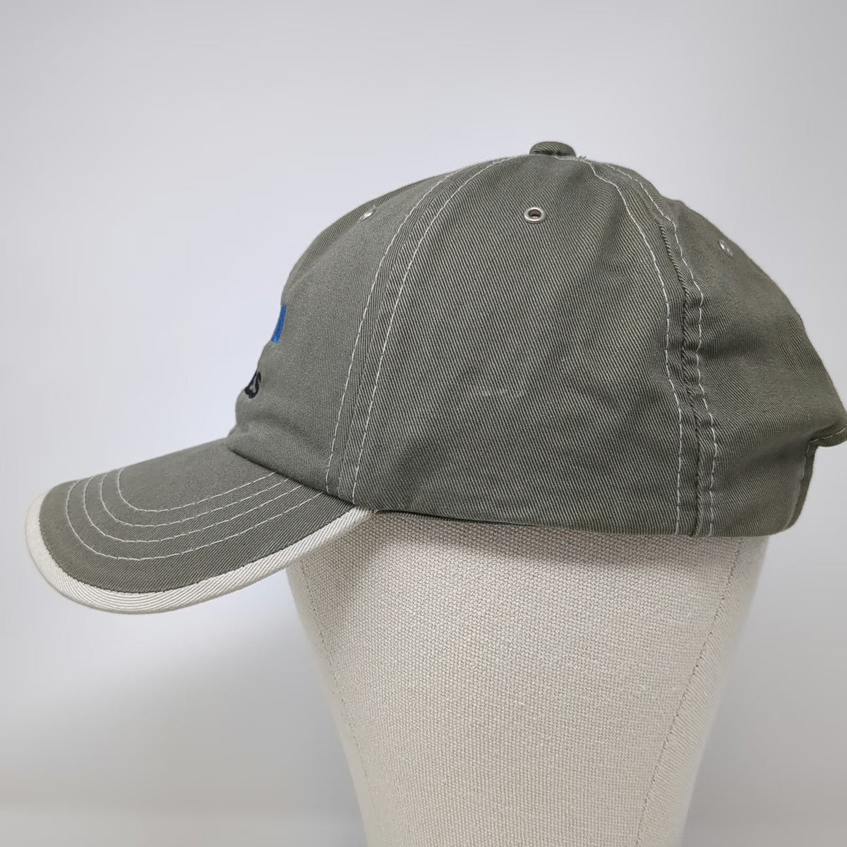 Outdoor Baker Hughes Blue Green Baseball Cap One Size Slideback Hat Stitching