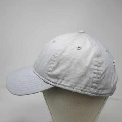 Champion Baseball Cap Gray One Size Slideback Embroidered Logo Cotton Hat