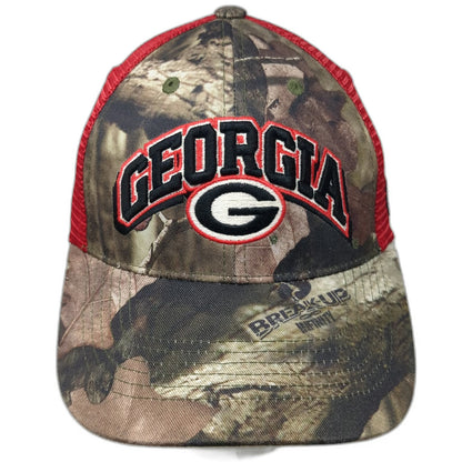 Top of the World Georgia Bulldogs NCAA Trucker Hat Red Camo Snapback One Size