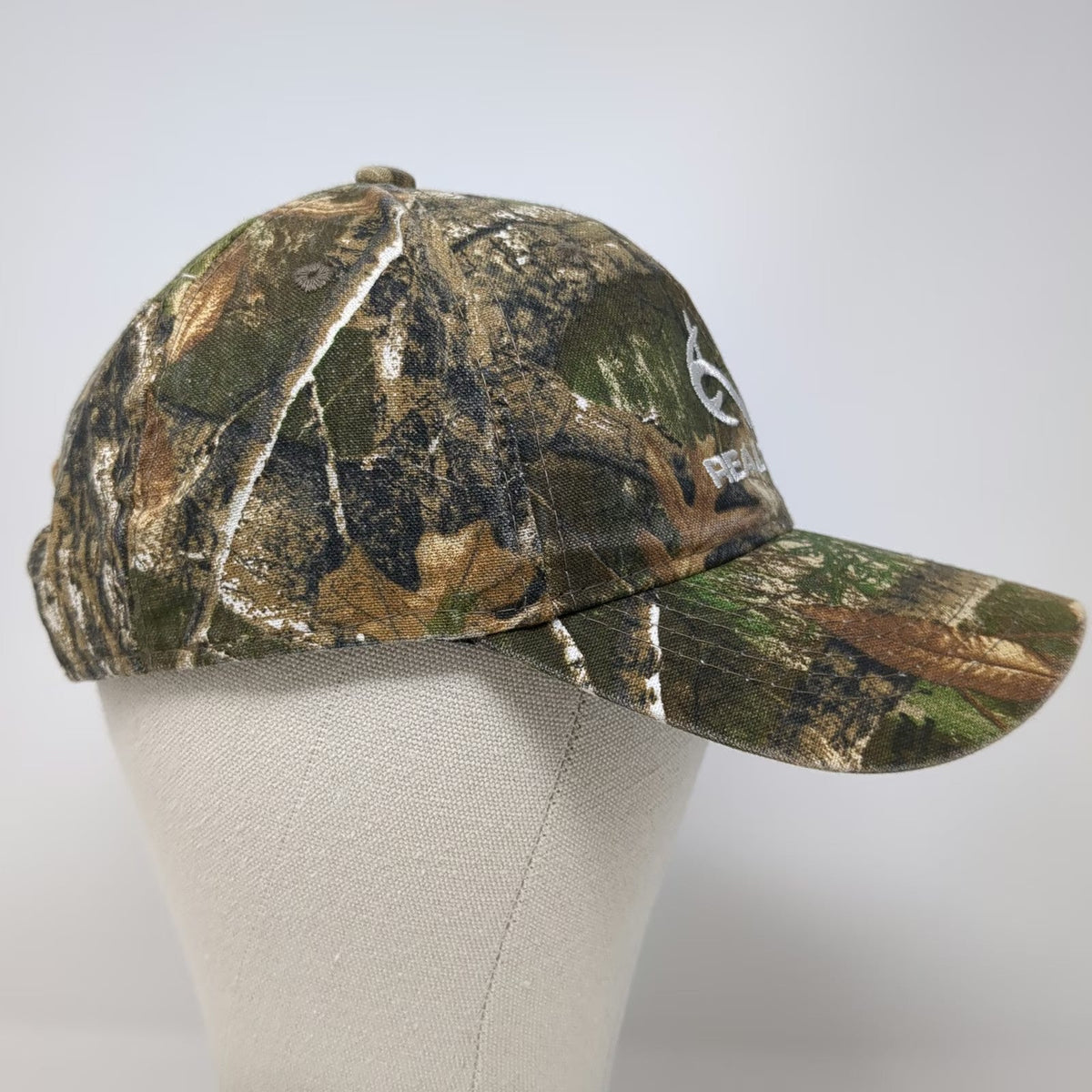 Realtree Snapback Green One Size Camo Embroidered Logo Forest Hunting Hat