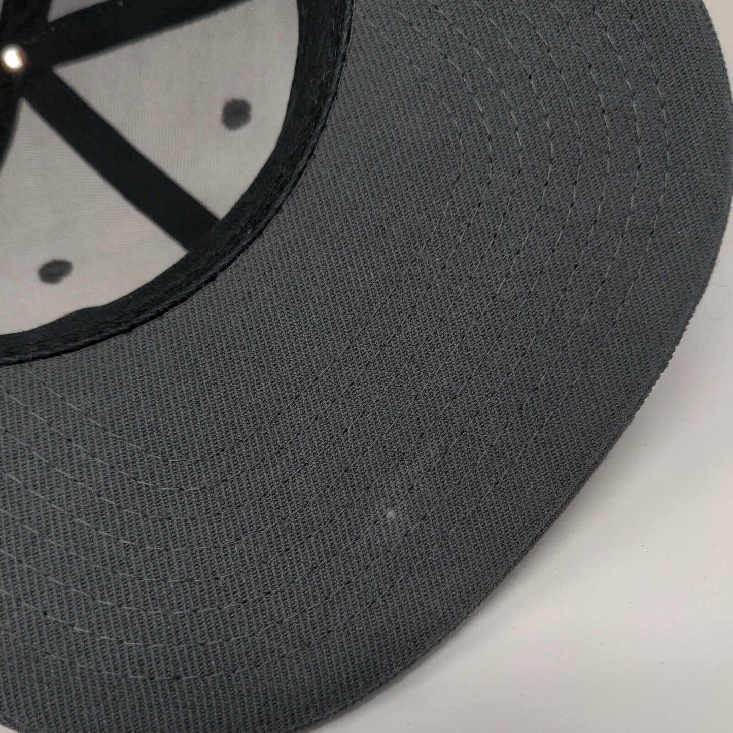 Truck Snapback Hat Gray One Size Embroidered 6 Panel Reloaded Merch