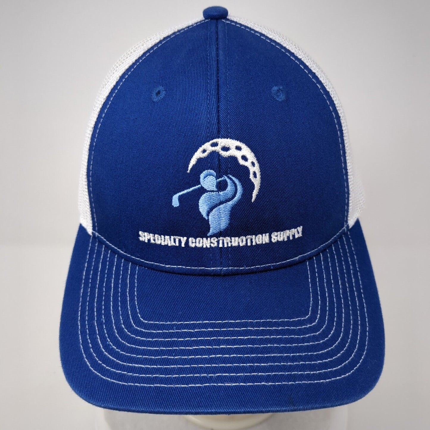 Specialty Construction Supply Trucker Hat Blue One Size Golf Tournament