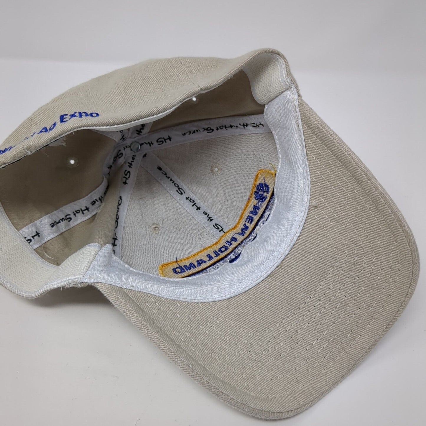 New Holland Agriculture Fitted Hat Tan L-XL Solid 2012 World Ag Expo
