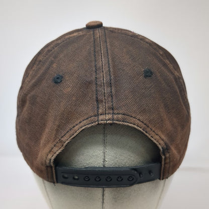 Dickies Snapback Hat Black One Size Logo Patch Workwear Heavy Canvas Cotton Cap