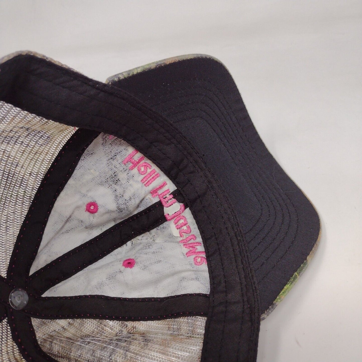 Hell I'm Just Me Strapback Hat Camouflage OSFM Adjustable Embroidered Signatures