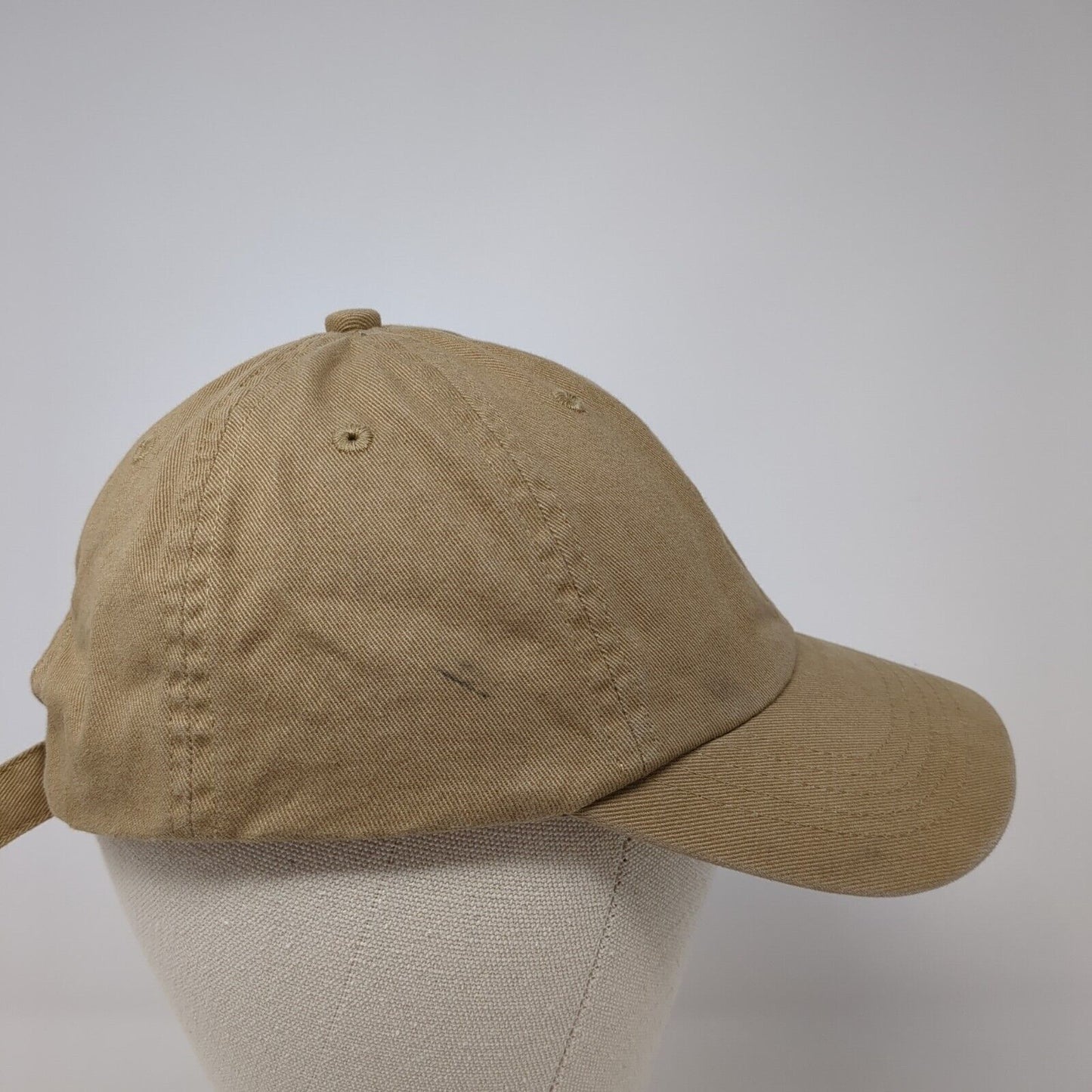 Divided by H&M Slideback Hat Tan One Size Adjustable Vented Holes 6 Panel Blank