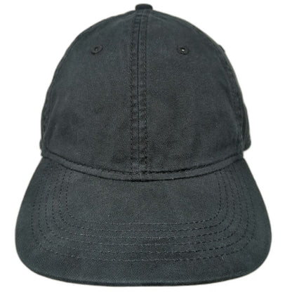 Goodfellow & Co Baseball Cap Black One Size Leather Strap Slideback Blank Hat