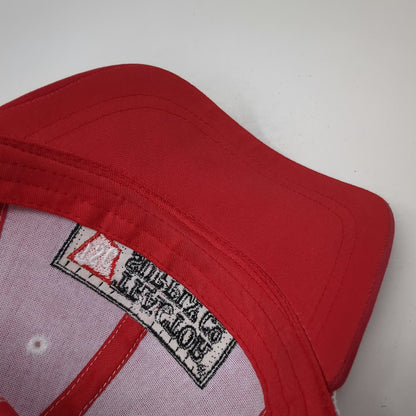 Tractor Supply Co Trucker Hat Red One Size Snapback Mesh Patch Logo Cotton
