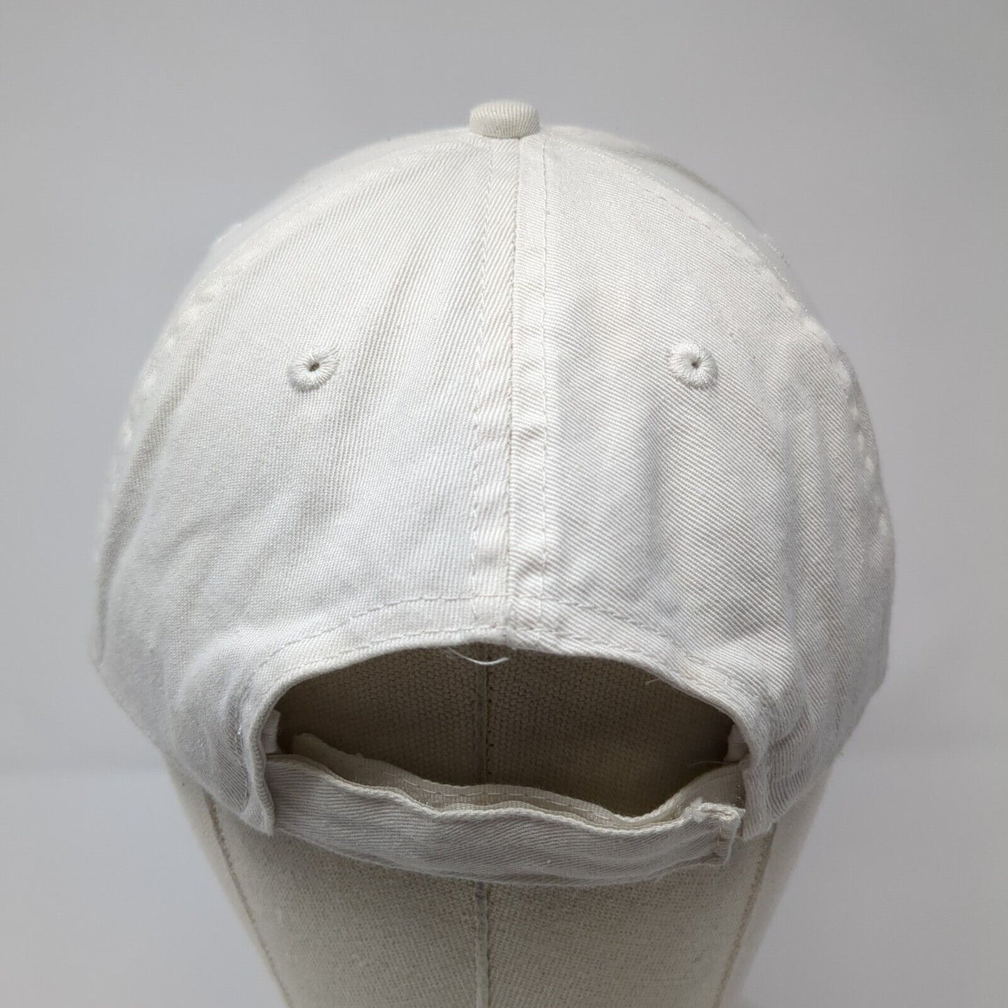 Idaho Western Inc. Strapback Hat White OS Adjustable Embroidered Port & Company