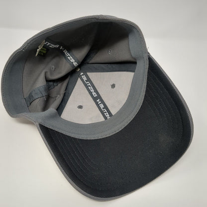Under Armour Blitzing Fitted Hat Gray L/XL Stretch UA Classic Fit