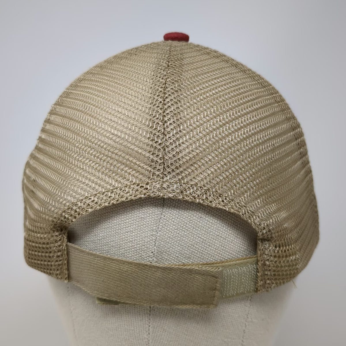 Royal Resortwear Baseball Cap Red One Size Muir Woods Patch Mesh Strapback Hat