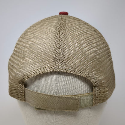 Royal Resortwear Baseball Cap Red One Size Muir Woods Patch Mesh Strapback Hat