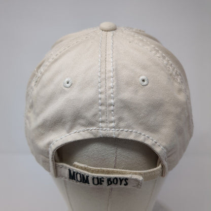 Mom Of Boys Strapback Hat Tan One Size Adjustable KB ETHOS Vintage