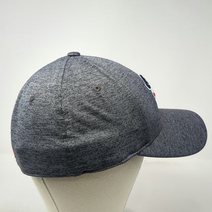 Black Clover Baseball Cap Gray XL Fitted American Flag Clover Live Lucky Hat